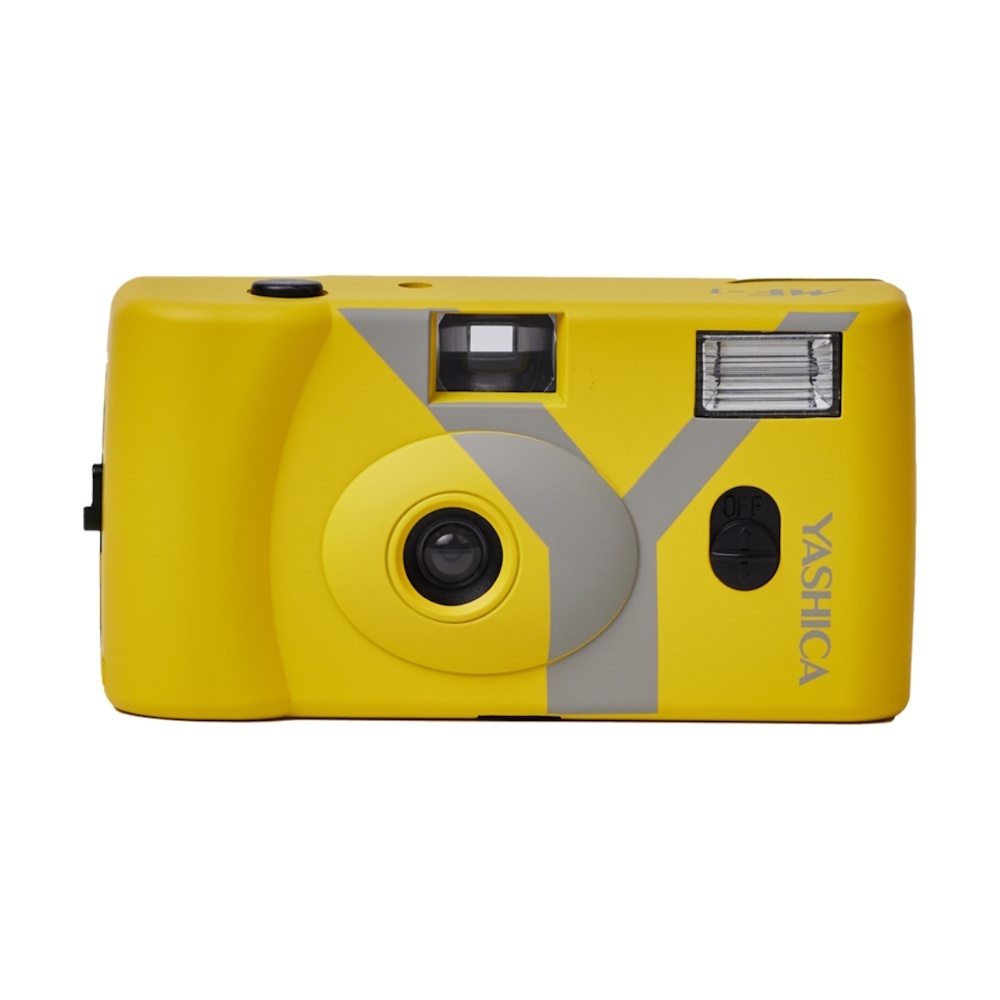 Camera Foto Analogica YASHICA MF-1 Snapshot Art Yellow