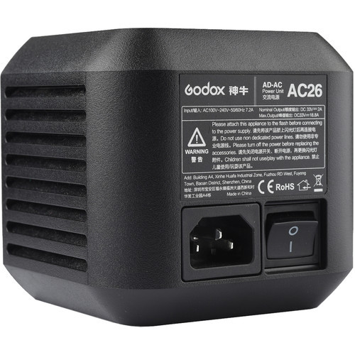 Godox AC26 Adaptor de alimentare pentru Godox AD600PRO
