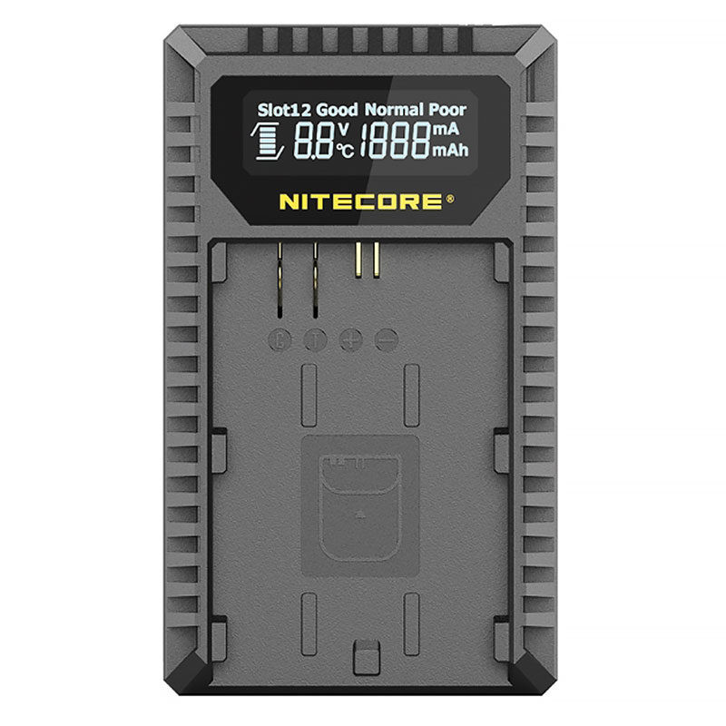 Incarcator Dual Nitecore USB compact pentru Canon LP-E6N