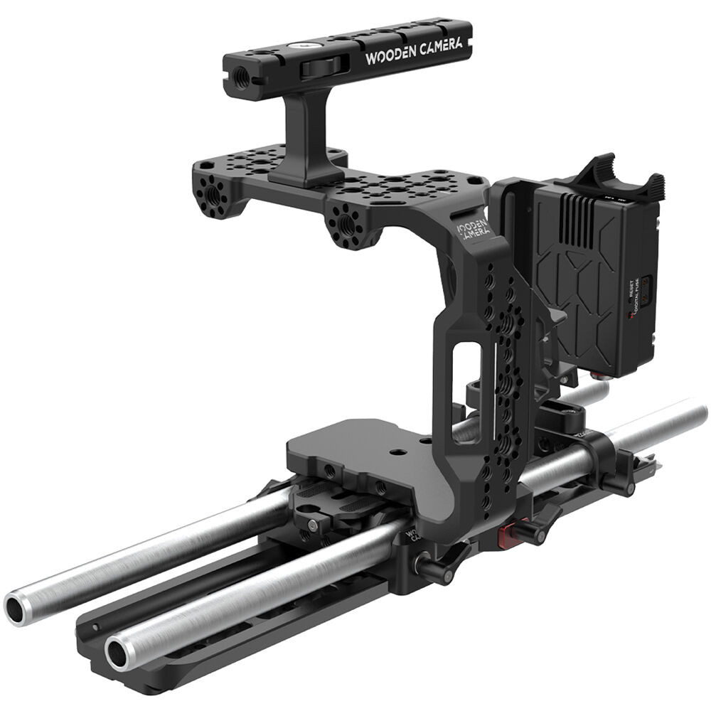 Kit de Accesorii, Wooden Camera pentru BMCC 6K, cu placa V-Mount