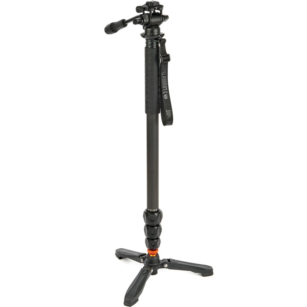 Kit Monopied 3 Legged Thing Legends Lance 2.0 Carbon Fibre (Negru) cu Cap Video AirHed Trinity & DocZ2