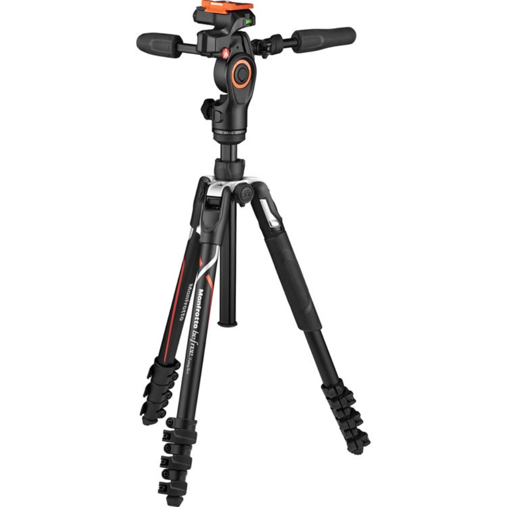 Manfrotto Befree 3-Way Live Advanced Alfa Kit Trepied Foto/ Video Cap Fluid 3-Way