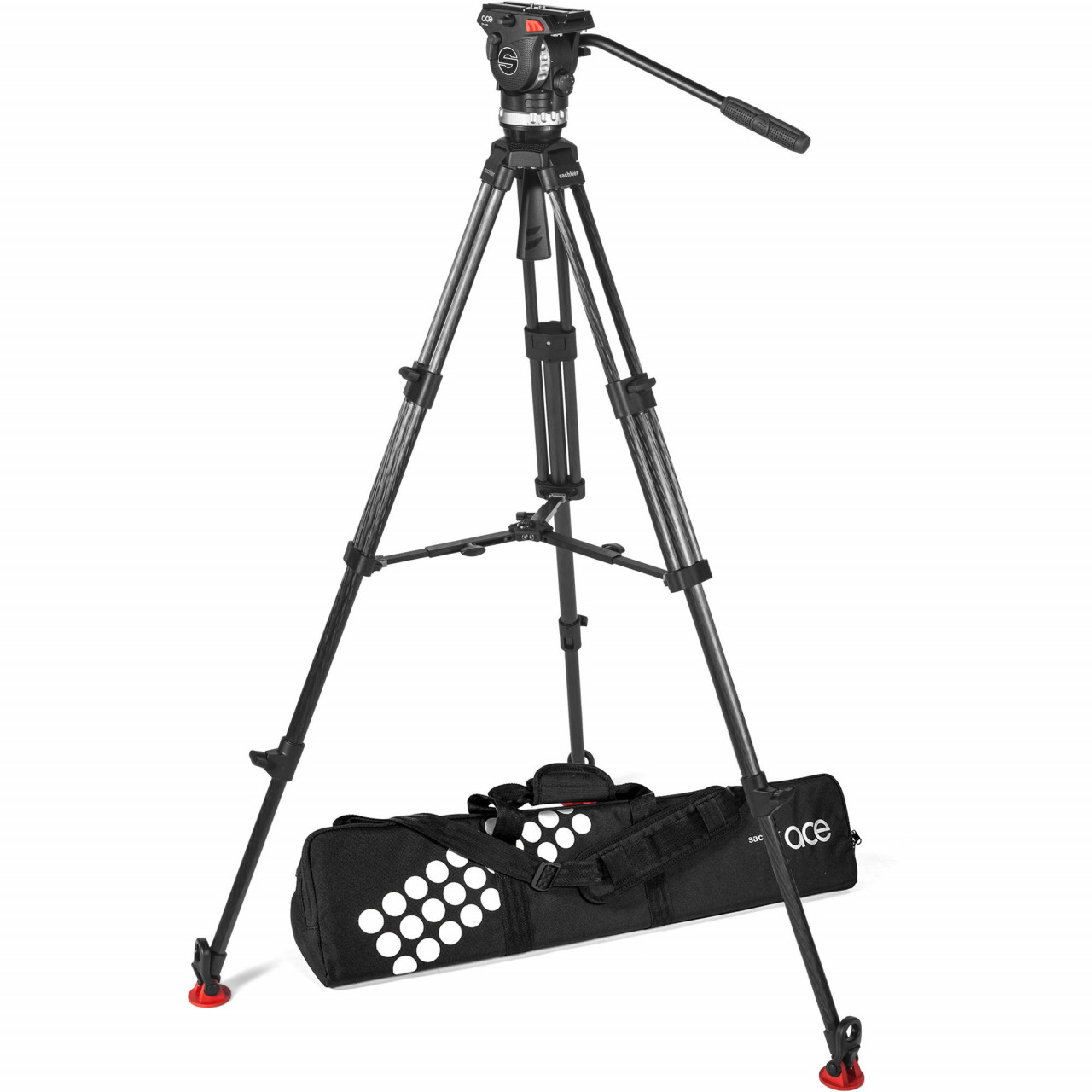 Sachtler System Ace XL MS CF , cap fluid, trepied din aluminiu în 2 trepte