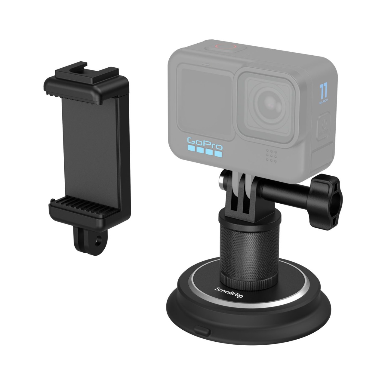 SmallRig 4347, Suportul cu ventuză pentru camere de acțiune