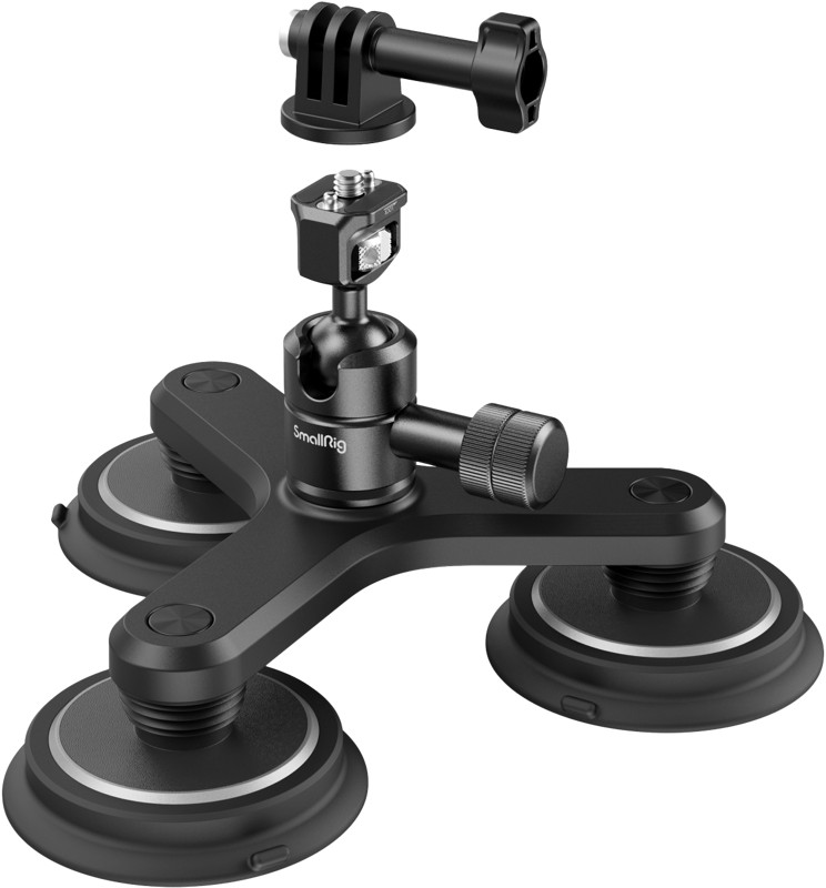 SmallRig 4468, Kit suport pentru montare cu trei ventuze magnetice