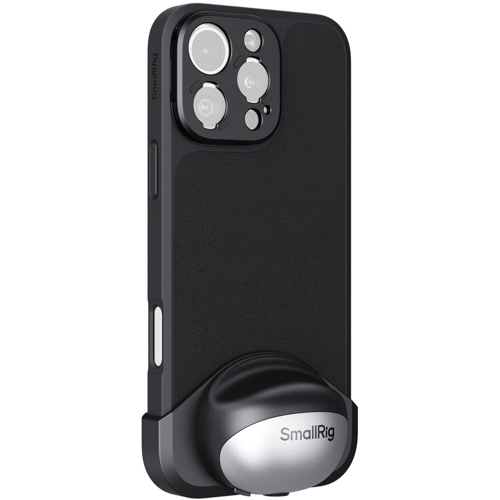 SmallRig 4988 FilMov, Kit foto pentru iPhone 16 Pro, cu grip si suport obiectiv