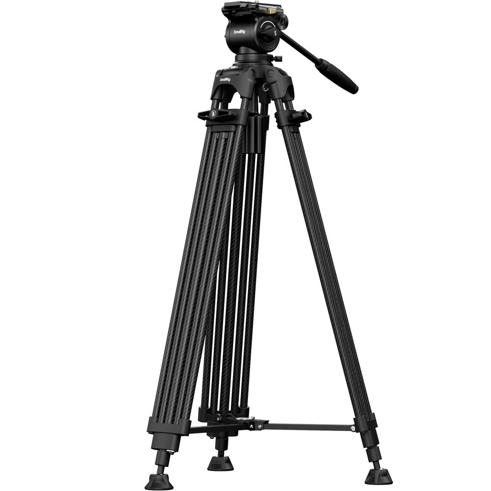SmallRig 5443, Trepied video din Carbon, 186cm, sarcina 8kg