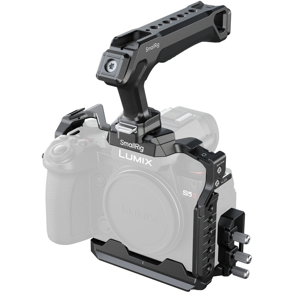SmallRig 5752, Kit Cage cu maner superior pentru Panasonic G9 II / S5 II / S5 IIX