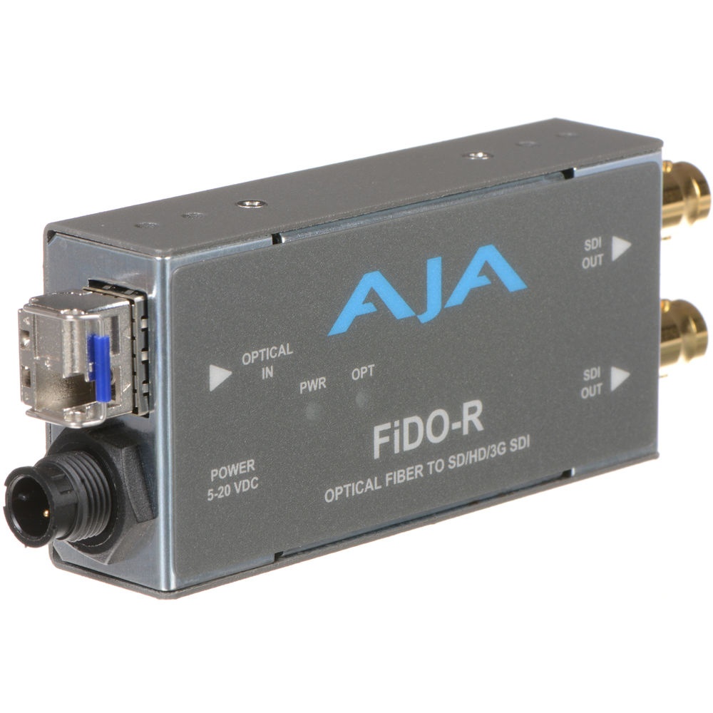AJA FiDO-R, Convertor fibra optica LC la 2 x 3G-SDI