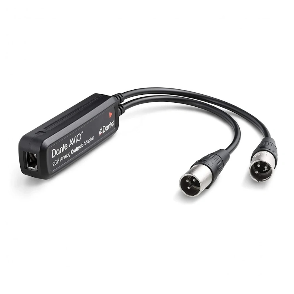 Audinate Dante AVIO ADP-DAO-AU-0X2, Adaptor iesire XLR pentru Retele Audio Dante