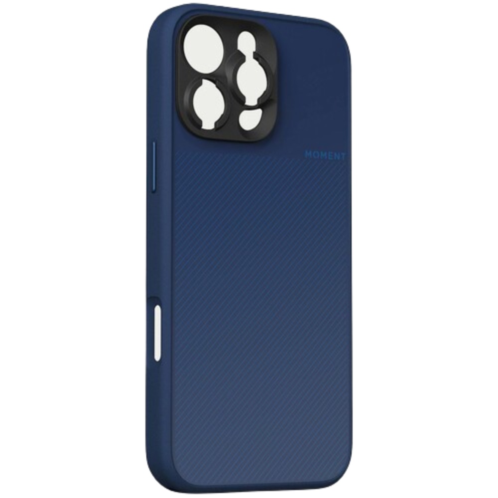 Carcasa Moment pentru iPhone 16 Pro, cu suport lentila, Indigo