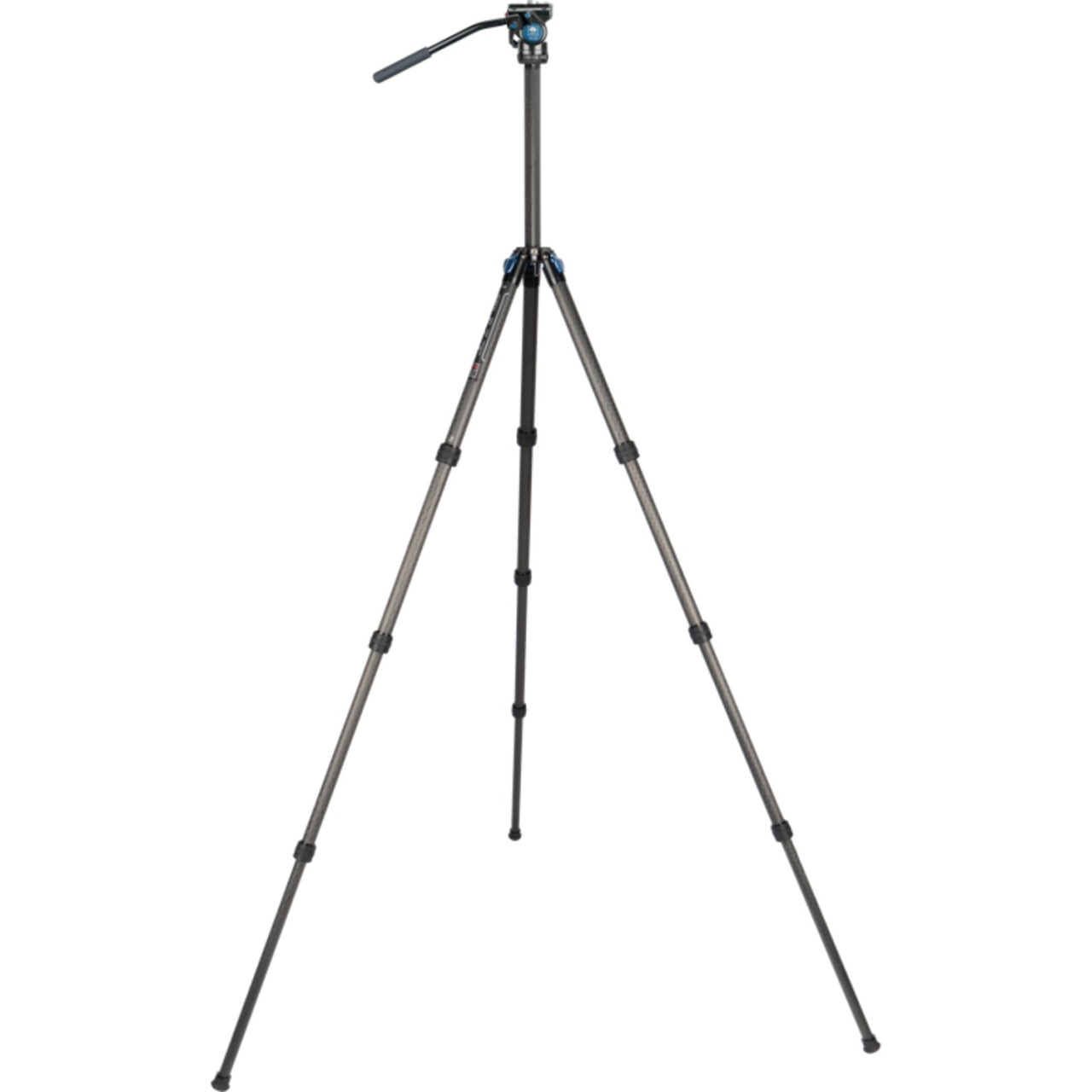 Kit video cu trepied din carbon Sirui ST-124 + cap video fluid Sirui VA-5