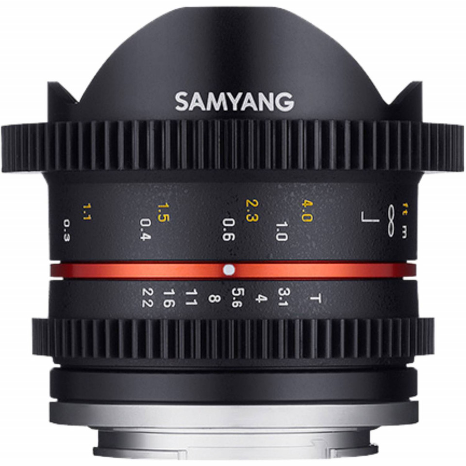 Obiectiv Samyang 8mm T3.1 Cine UMC Fish-Eye II, Canon M