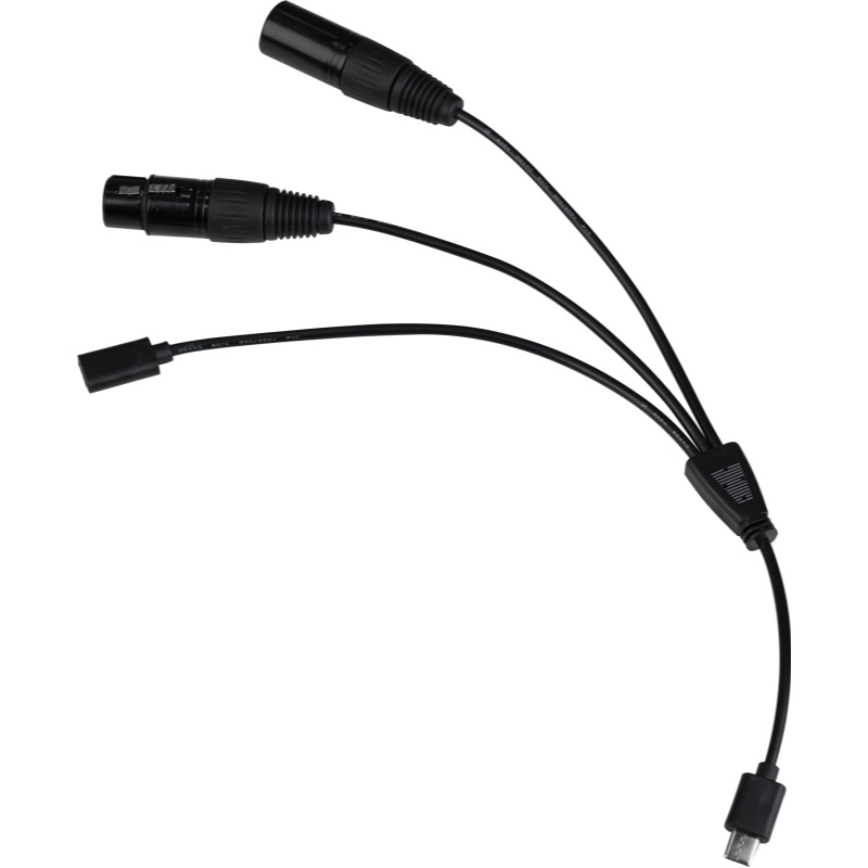Cablu adaptor Nanlite USB-C la DMX pentru PavoBulb si PixelTube, CB-DMX-USBC-1/3