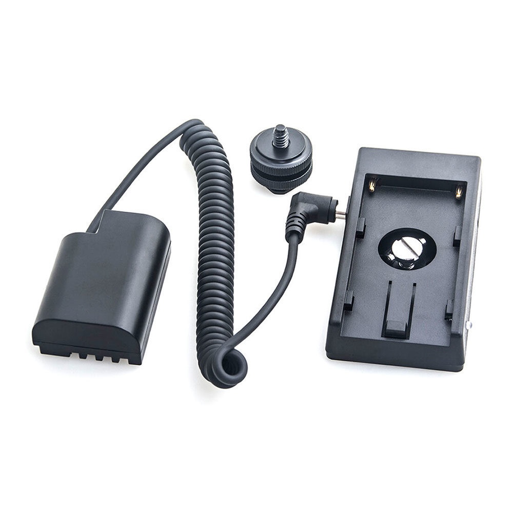 Caruba DC37, Baterie Dummy Panasonic DMW-DCC12, cu suport adaptor NP-F970, cablu spiralat