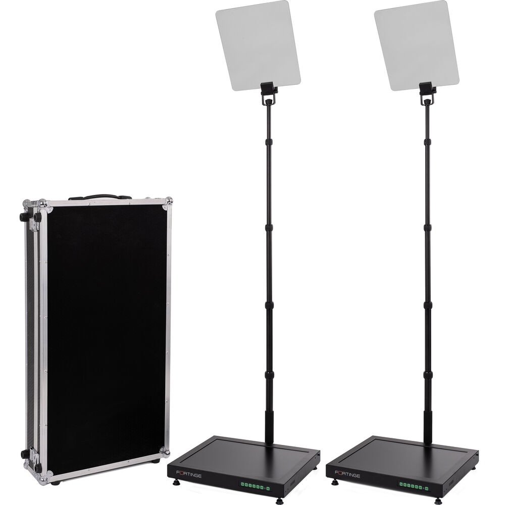 Fortinge PROC 19", Set Teleprompter prezidential de scena, HDMI/VGA/Composite
