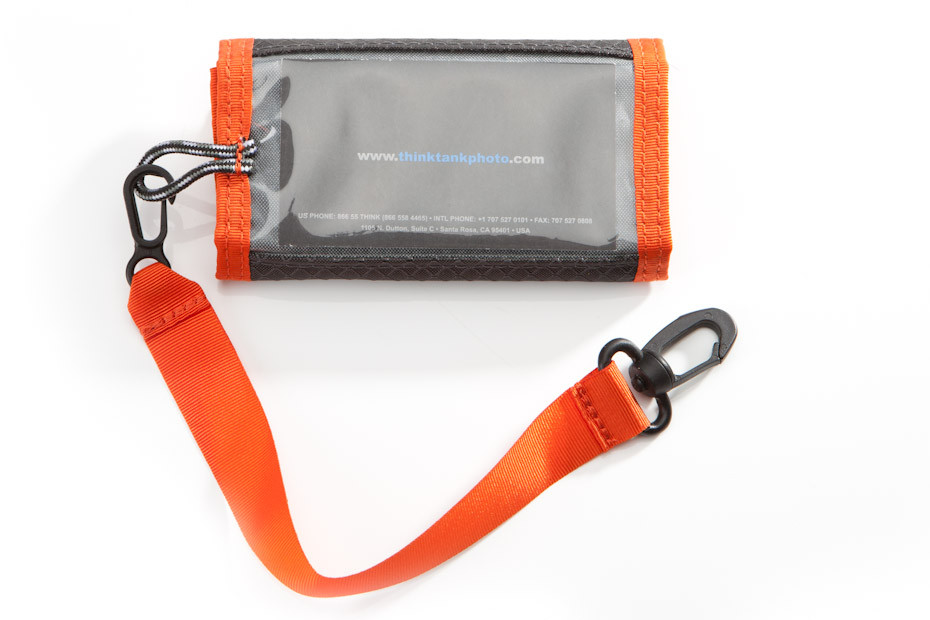 Husa pentru 9 carduri SD, ThinkTank SD Pixel Pocket Rocket, Portocaliu