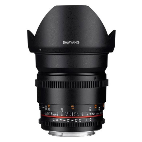 Obiectiv Samyang 16mm T2.2 VDSLR ED AS UMC CS II, Pentax K