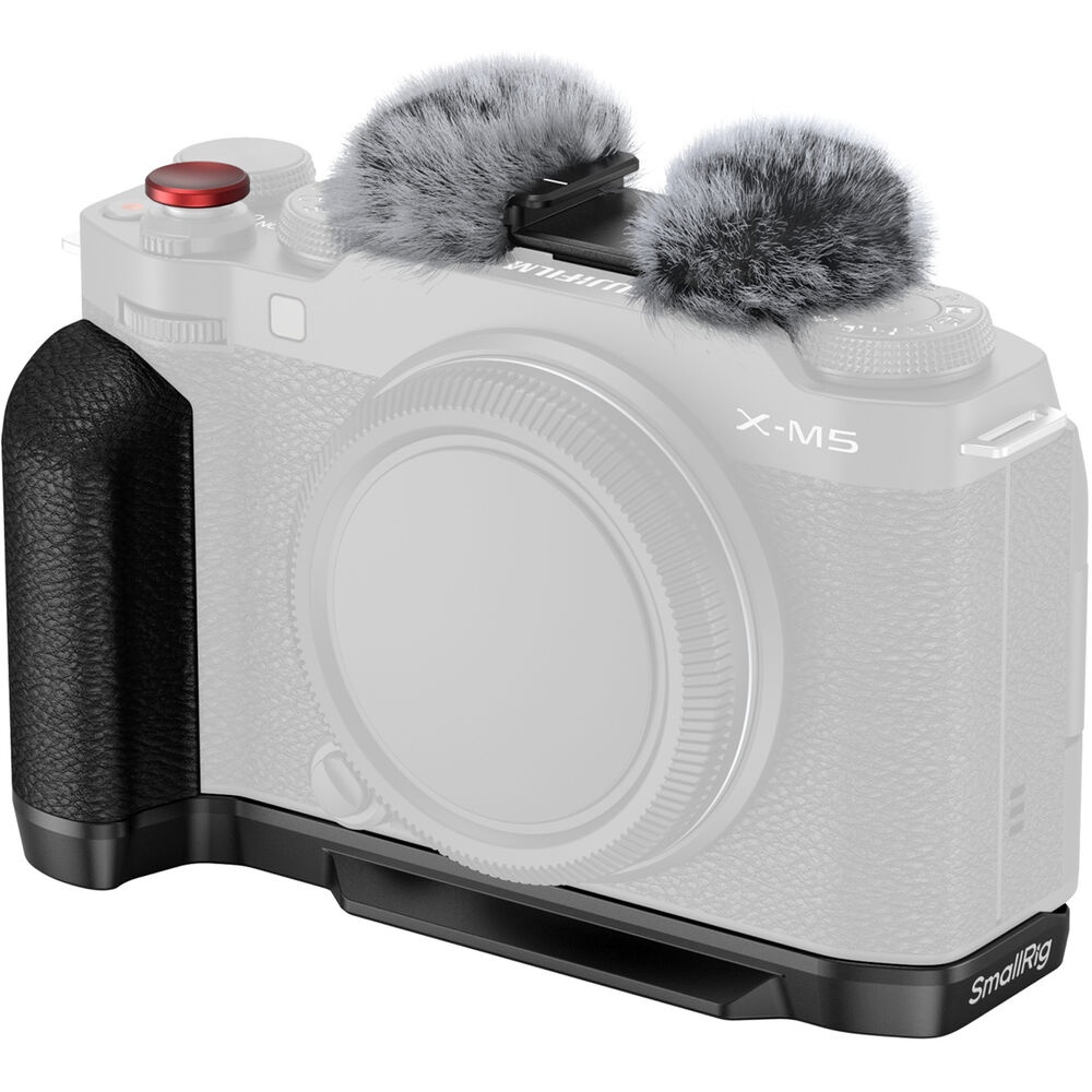 SmallRig 4876, Placa de montare L cu maner din silicon pentru FUJIFILM X-M5