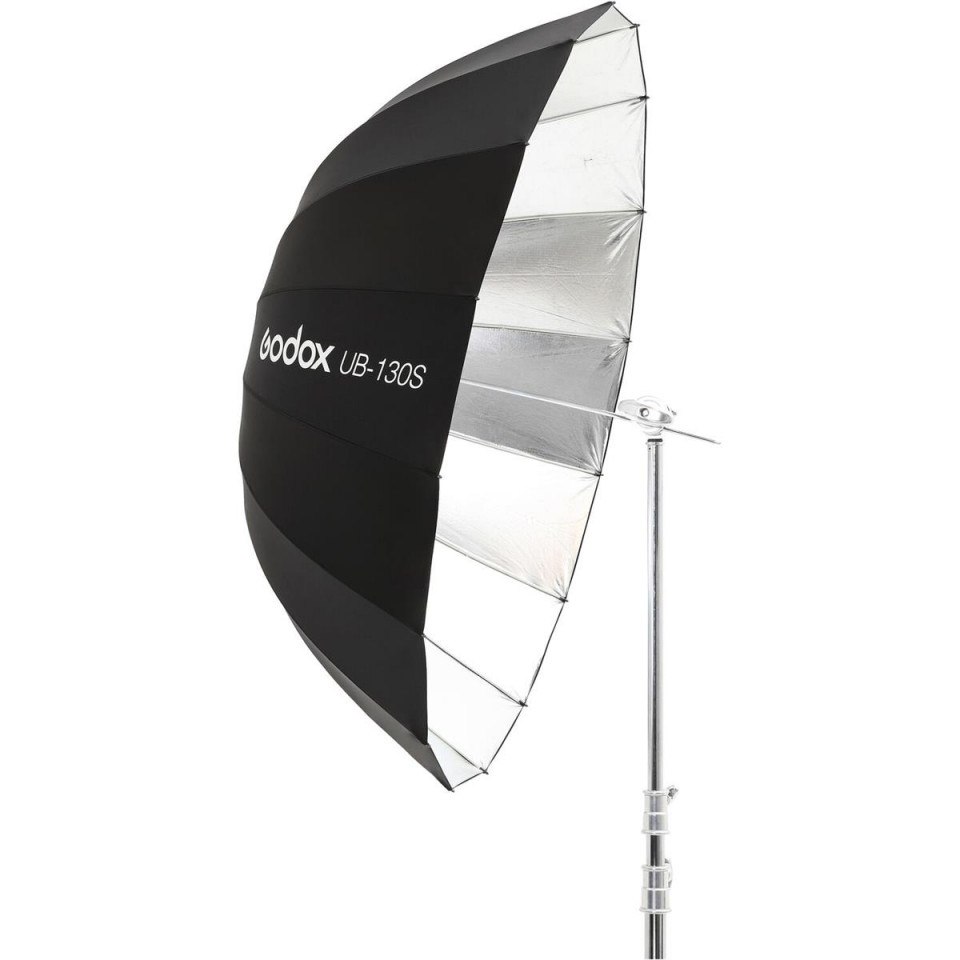 Umbrela parabolica Godox UB-130S Negru/Argintiu, 130cm