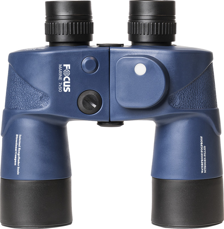 Binoclu Focus Marine 7x50 Compass, Blue