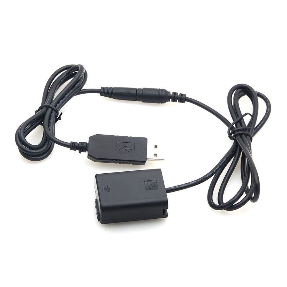 Caruba DC09, Acumulator Dummy Sony NP-FW50 Full Decoding cu alimentare USB 5V 2A
