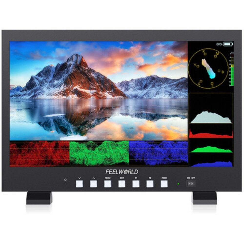 FeelWorld FVM215-1000, Monitor Broadcast 21.5", 1000 cd/m², 4K60, HDMI & 3G-SDI, V-Mount