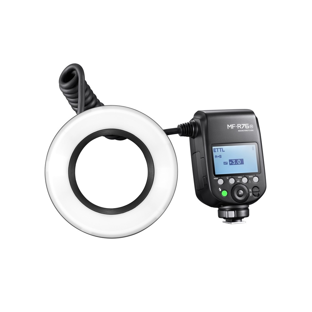 Godox MF-R76N TTL Macro Ring Flash pentru Nikon