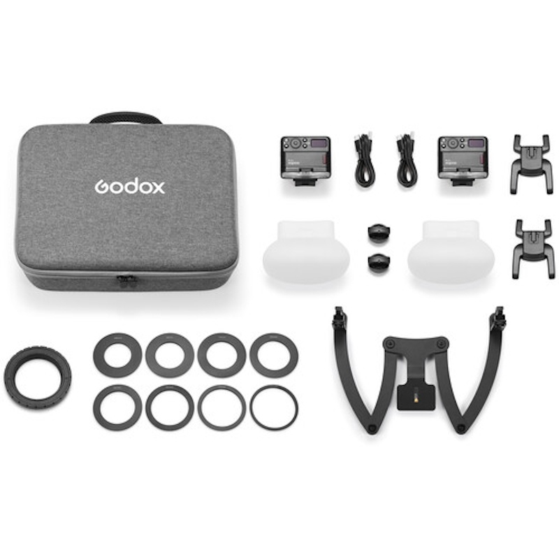 Kit blit macro Godox MF12-DK3 pentru fotografie dentară
