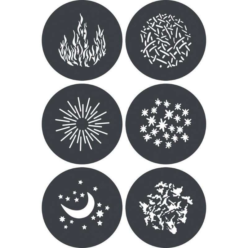 Kit filtre GOBO Godox GP-GS1 pentru GP-19K/26K/36K