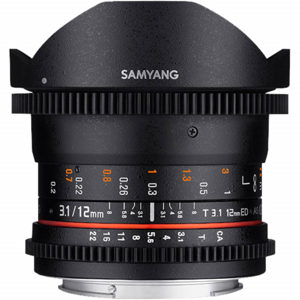Obiectiv Samyang 12mm T3.1 VDSLR ED AS NCS Fish-Eye, Fuji X