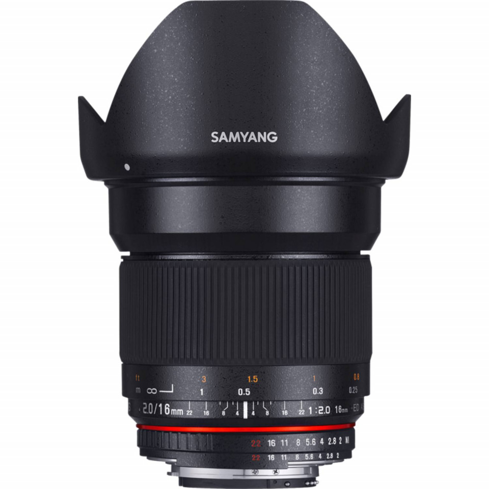 Obiectiv Samyang 16mm f/2.0 ED AS UMC CS, Canon M