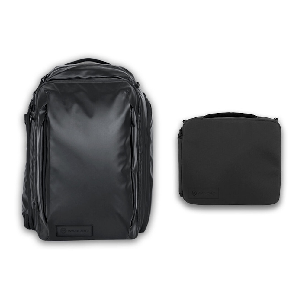 Rucsac foto WANDRD Transit Negru, 45L, cu Essential Plus Camera Cube