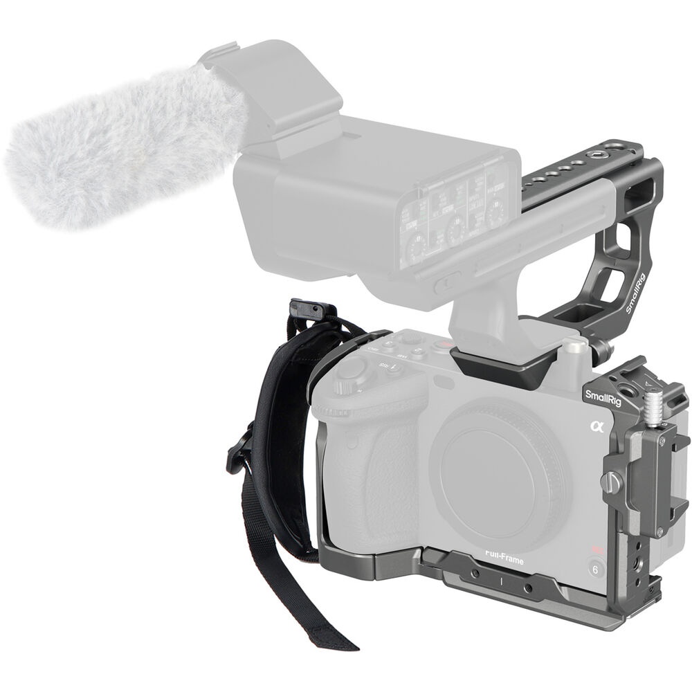 SmallRig 4771 HawkLock, Kit Cage cu maner XLR superior pentru Sony FX3 si FX30