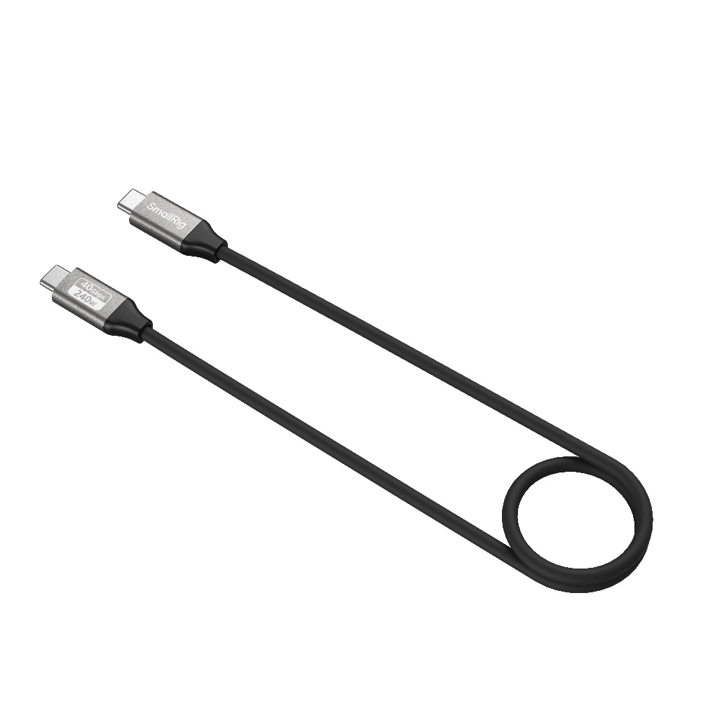 SmallRig 5074, Cablu USB-C 60 cm, 40Gbps, 240W, 8K