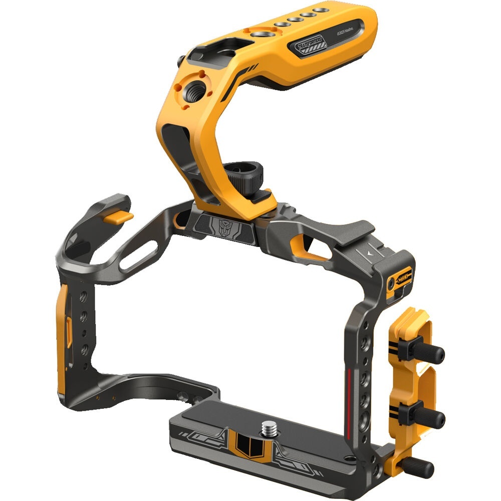 SmallRig 5608, Black Mamba, Cage cu maner superior pentru EOS R5 Mark II, BumbleBee Edition