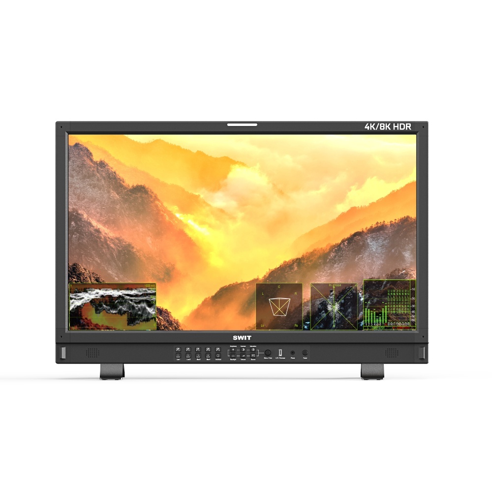 SWIT BM-U325HDR, Monitor QLED 31.5", 1000nits, 12G-SDI, HDMI 2.0, Quad-view