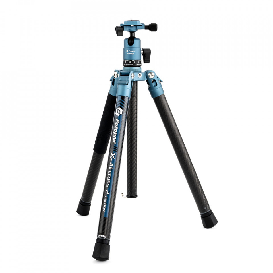 Trepied Fotopro X Aircross 2 Carbon, Albastru