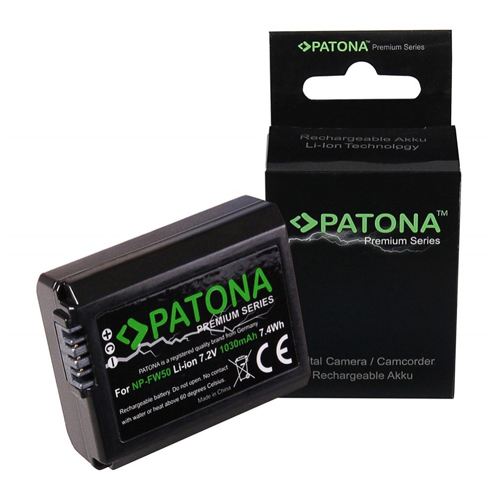 Acumulator replace PATONA Premium pentru Sony NP-FW50, 1030mAh