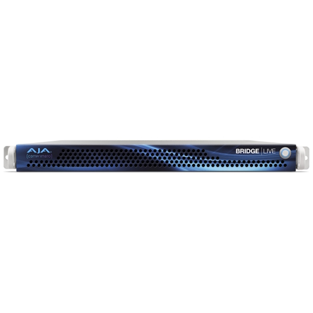 AJA Bridge Live, Encoder/decoder 12G-SDI, 1RU, cu surse redundante