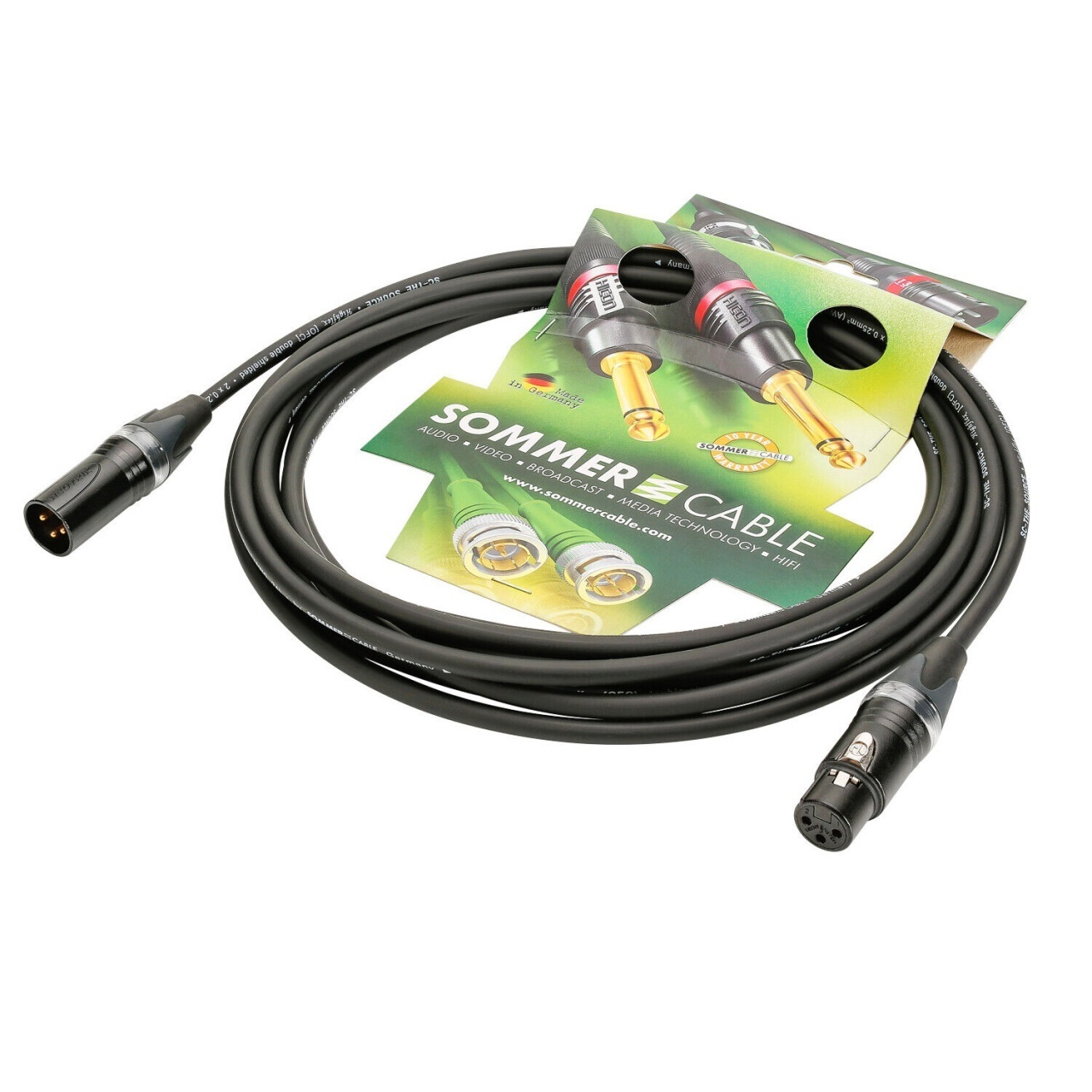 Cablu Microfon 50m, Sommer Cable Stage 22 Highflex, XLR/XLR, NEUTRIK®