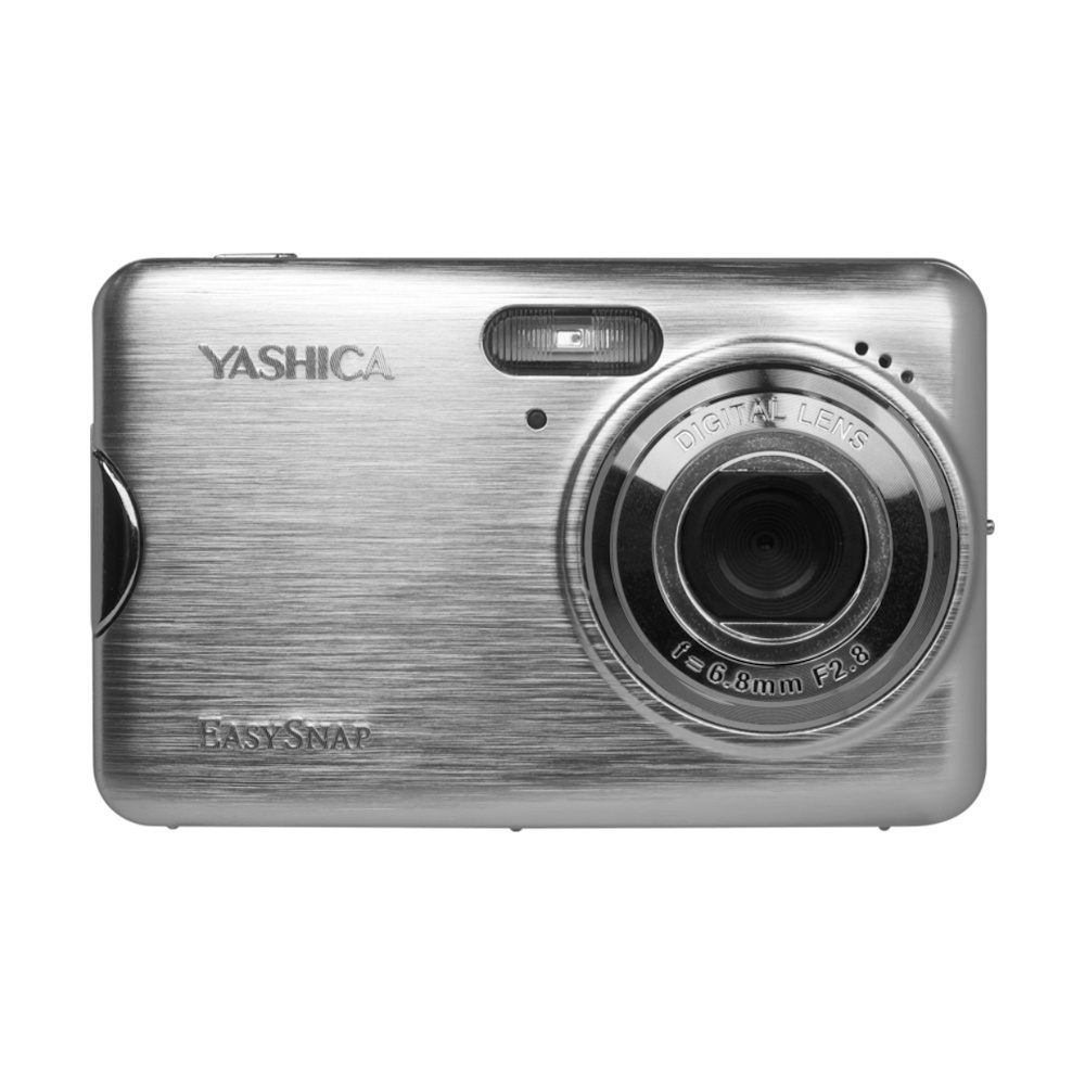 Camera Digitala YASHICA EasySnap (Argintiu), 30MP, 8x Zoom, Ecran IPS 2.4", USB-C