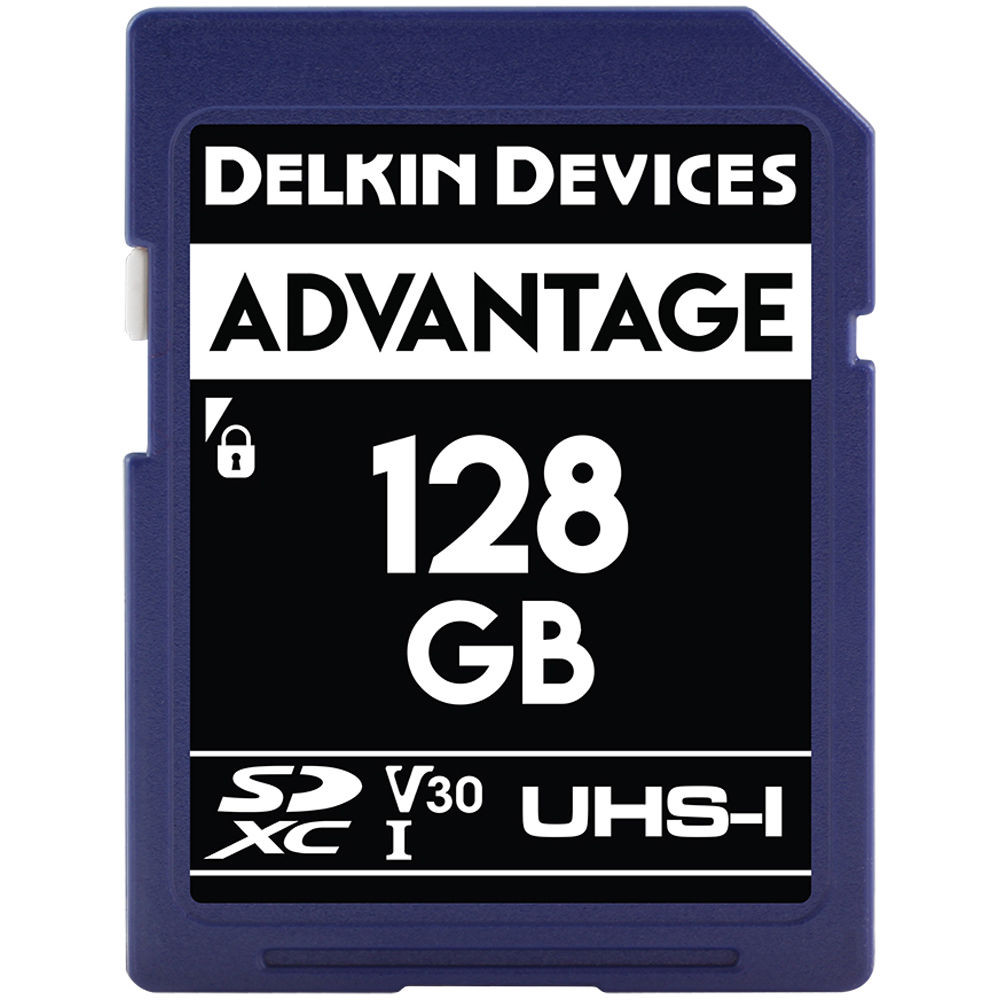 Card memorie 128GB DELKIN SD Advantage 660X UHS-I U3 (V30) R100/W80