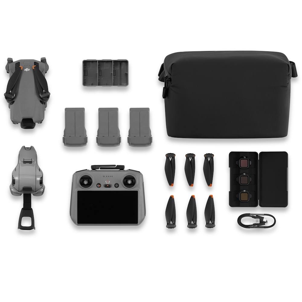 Drona DJI Mini 5 Pro cu Fly More Combo, DJI RC 2, 4K/60fps HDR, ActiveTrack 360°