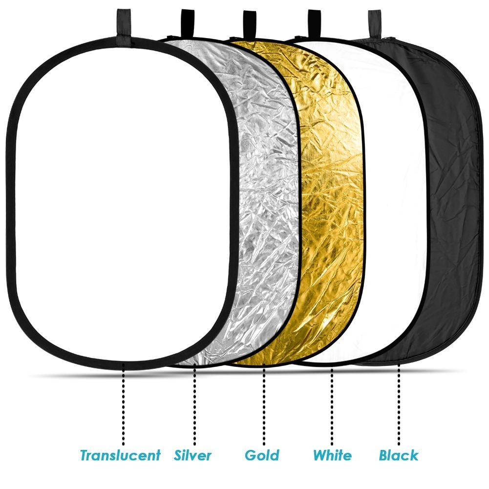 Godox blenda 5 in 1 Gold, Silver, Black, White, Translucent de 100x150cm