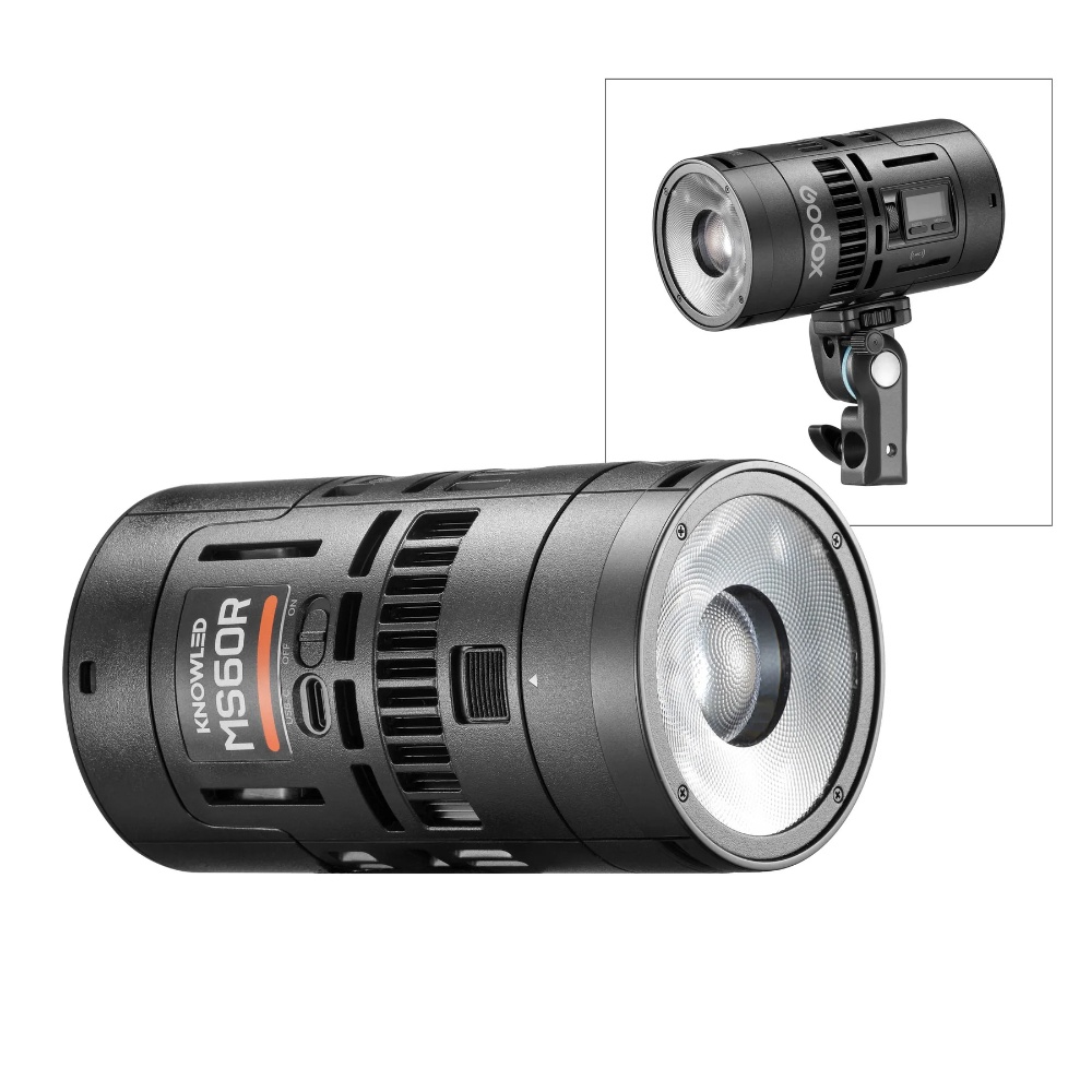 Godox KNOWLED MS60R, Lampa LED RGB, 1800-10000K, cu acumulator