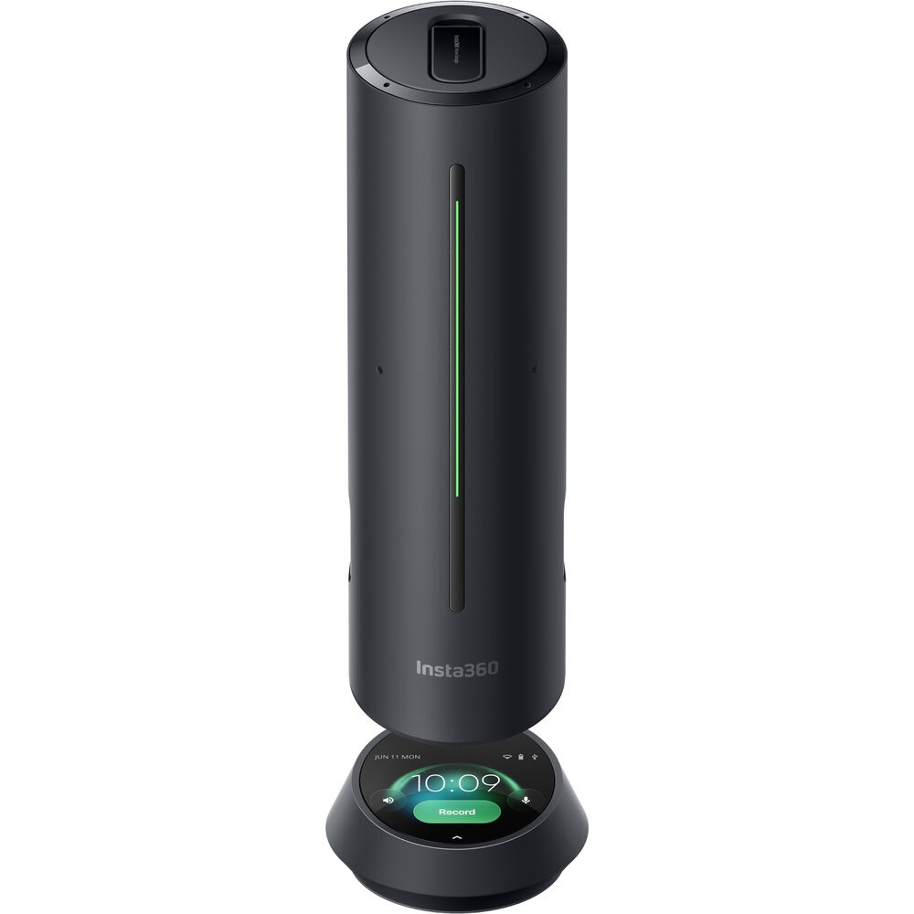 Insta360 Wave Negru, Speakerphone de conferinta cu AI, 8 Microfoane MEMS