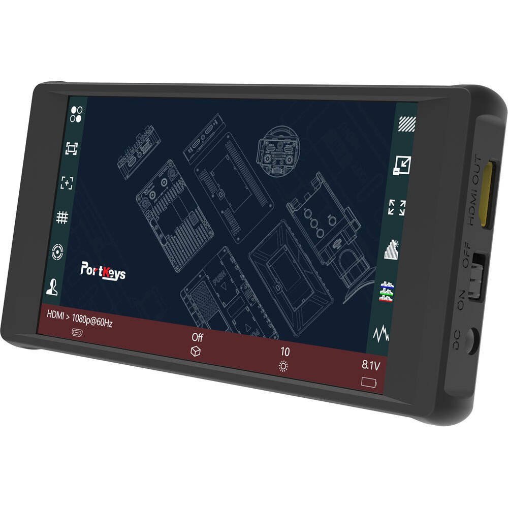 PORTKEYS monitor PT6, 6", 4K, HDMI, Touchscreen