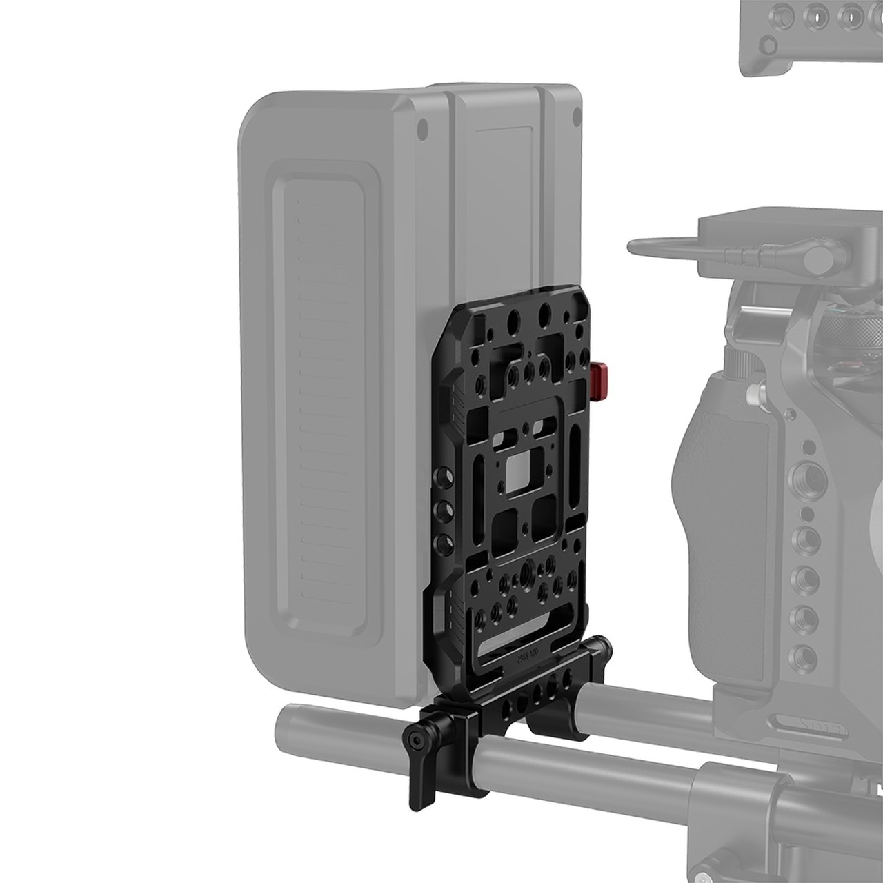 SmallRig 3016 Placă pentru Baterie V-Mount cu Cleme pentru Bare de 15mm