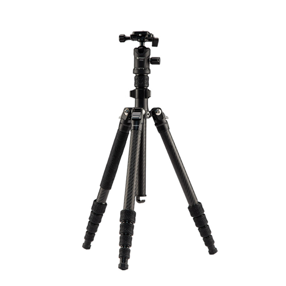 Trepied Fotopro Sherpa Carbon, Negru